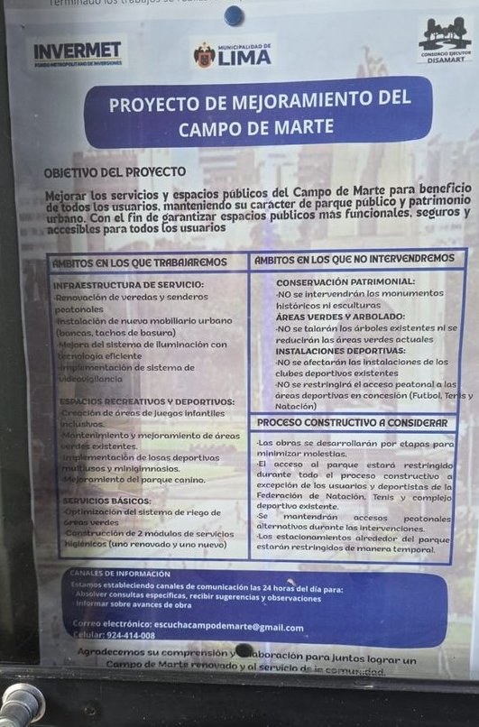 Cartel oficial
